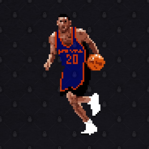 Allan Houston Pixel Dribble by qiangdade